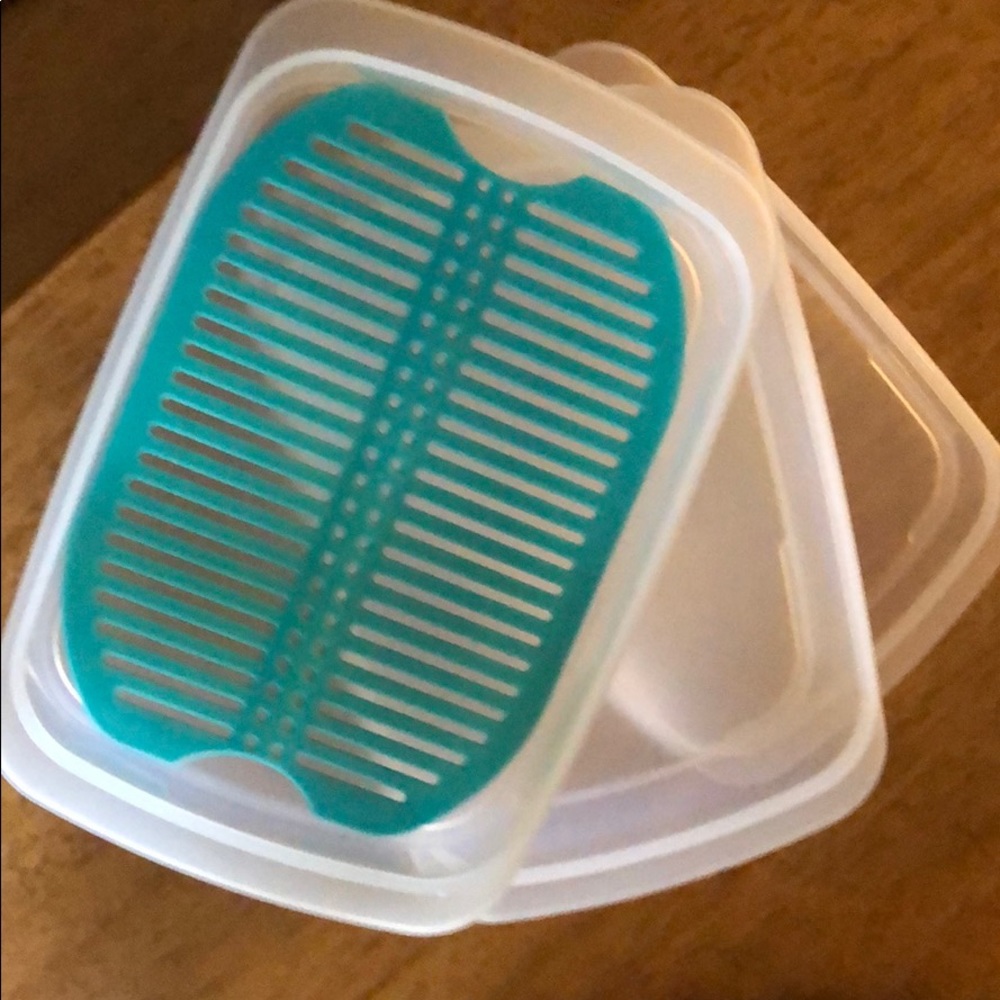 Tupperware deli meat stacking storage containers